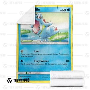 Pokemon Totodile Bedding Set And Quilt Blanket