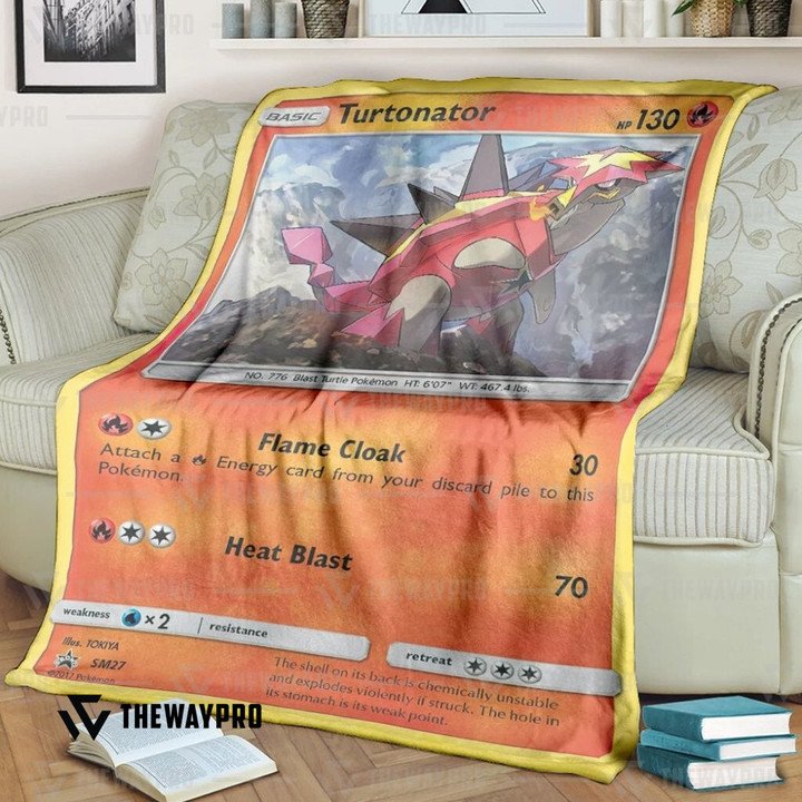 Pokemon-Turtonator-Bedding-Set-And-Quilt-Blanket-1
