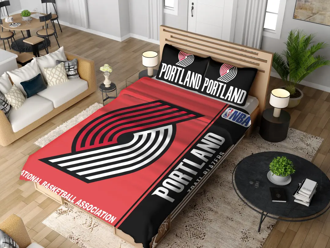 Portland-Trail-Blazers-NBA-Basketball-Bedding-Set-1