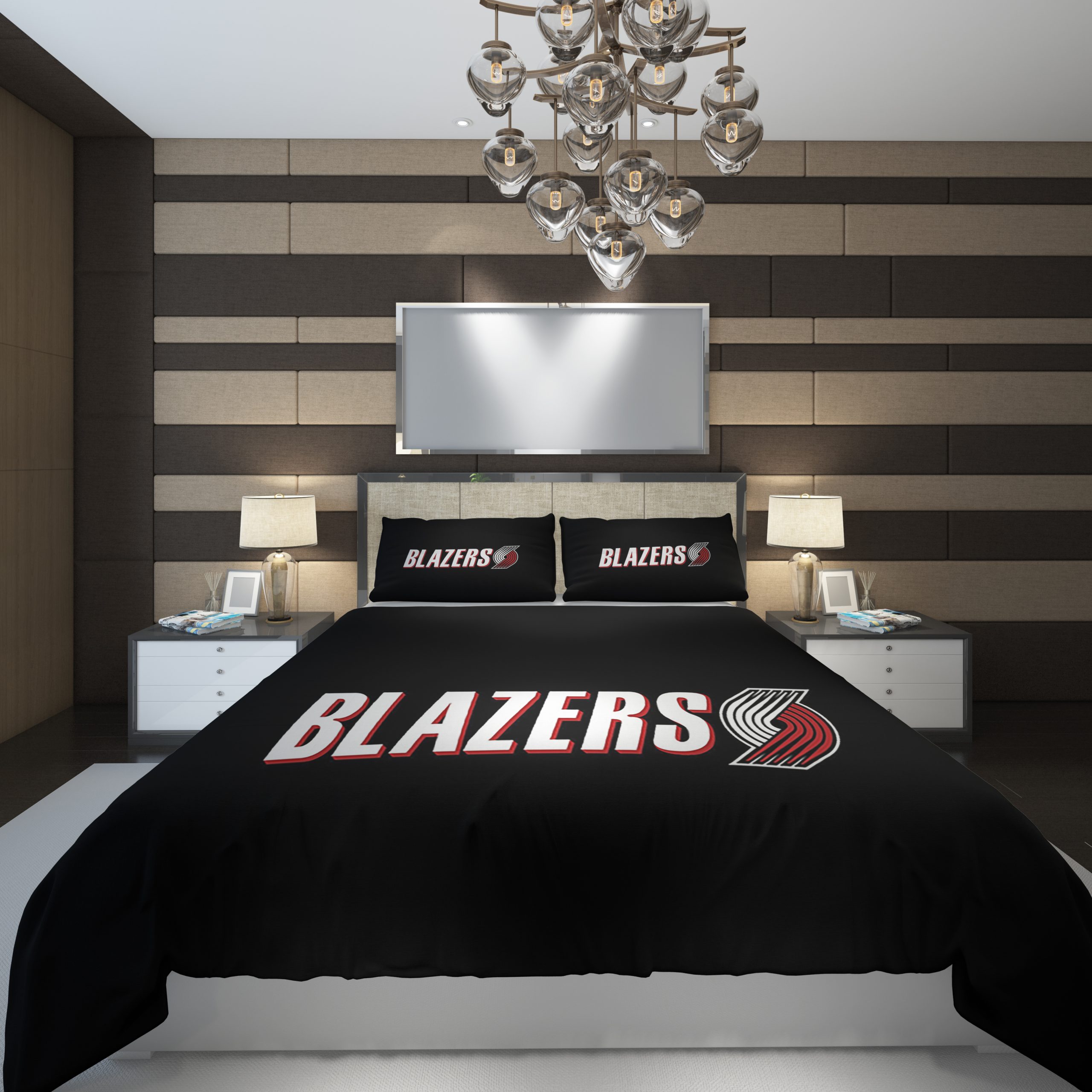 Portland Trail Blazers NBA Basketball ize Duvet Cover and Pillowcase Set Bedding Set Portland Trail Blazers NBA Basketball ize Duvet Cover and Pillowcase Set Bedding Set
