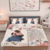 Post Card To My Daughter Whenever You Feel Overwhelmed Bedding Set