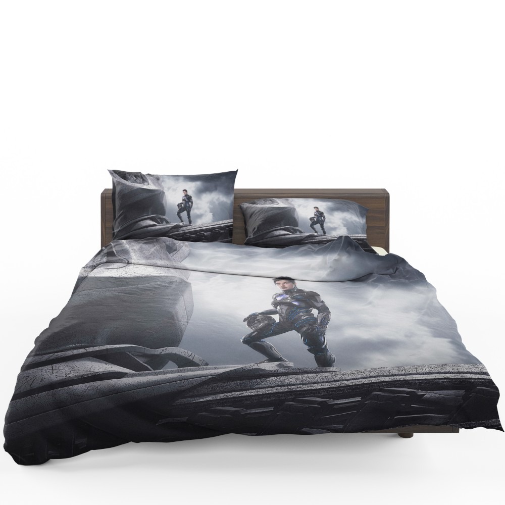 Power Rangers 2017 Movie Black Ranger Zack Taylor Zord Bedding Set Power Rangers 2017 Movie Black Ranger Zack Taylor Zord Bedding Set