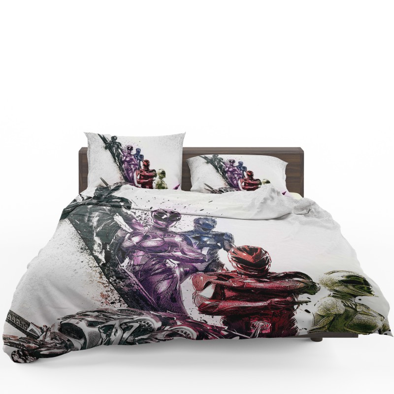 Power Rangers 5 Movie Themed Bed Linen Set Power Rangers 5 Movie Themed Bed Linen Set