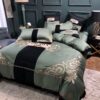 Prada Green-Black Luxury Brand Bedding Set