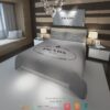 Prada Milano Grey Duvet Cover Bedding Set