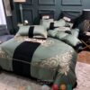 Prada Navy Quilt Bedding Set