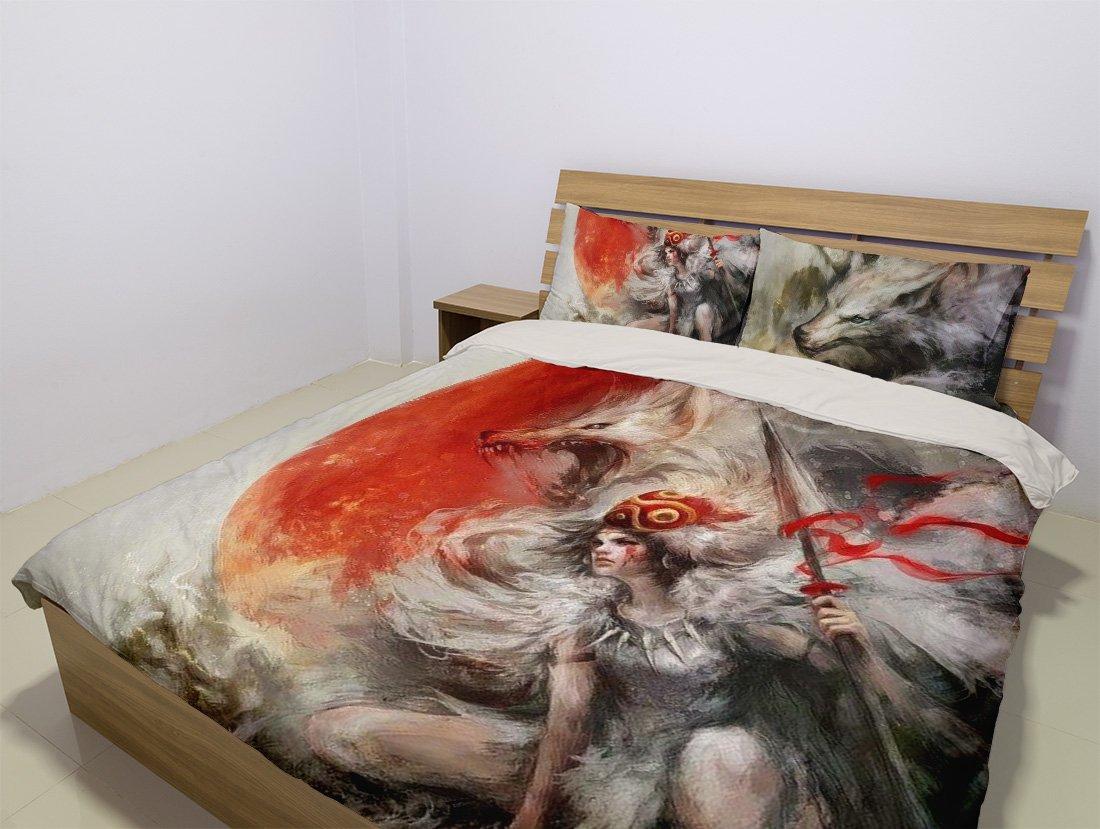 Princess Mononoke? Duvet Cover and Pillowcase Set Bedding Set Princess Mononoke? Duvet Cover and Pillowcase Set Bedding Set