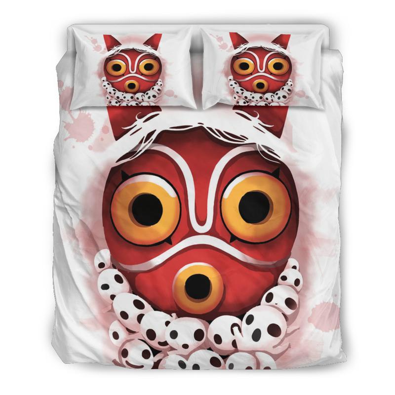 Princess Mononoke Duvet Cover and Pillowcase Set Bedding Set Princess Mononoke Duvet Cover and Pillowcase Set Bedding Set