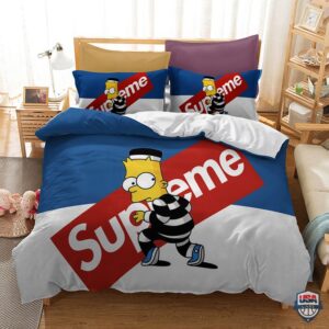 Prison Bart Simpson Supreme Luxury Bedding Set