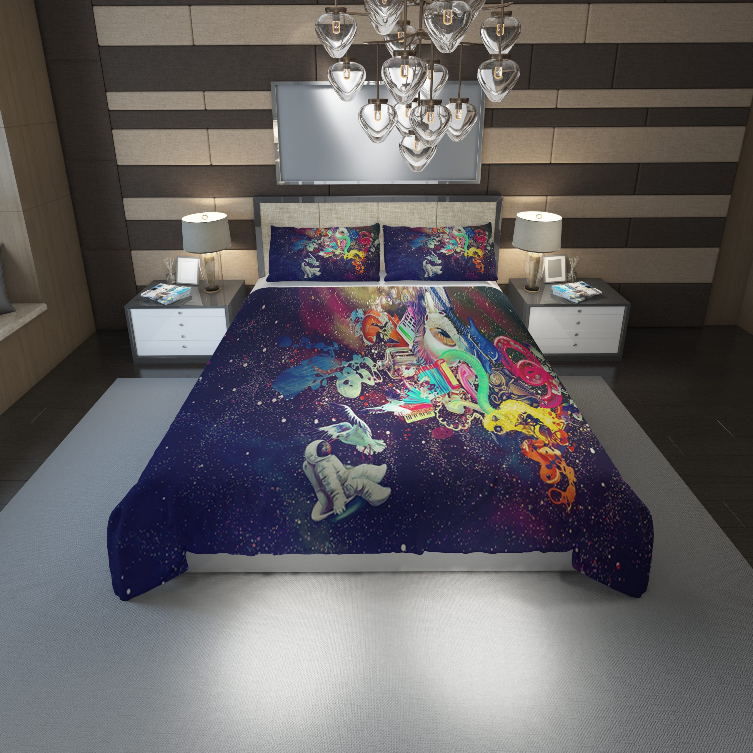 Psychodelic 27 Duvet Cover and Pillowcase Set Bedding Set Psychodelic 27 Duvet Cover and Pillowcase Set Bedding Set