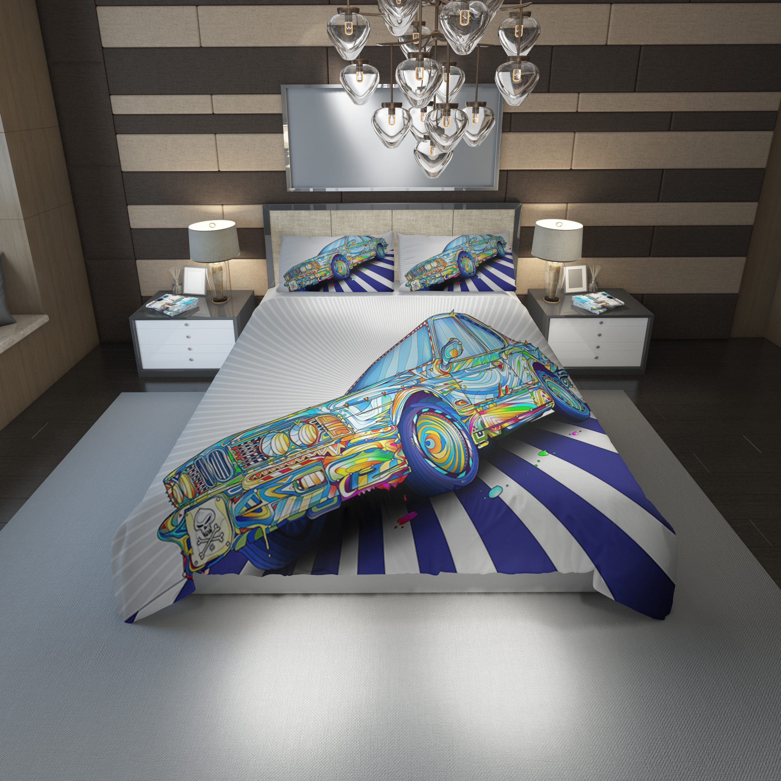 Psychodelic 28 Duvet Cover and Pillowcase Set Bedding Set Psychodelic 28 Duvet Cover and Pillowcase Set Bedding Set