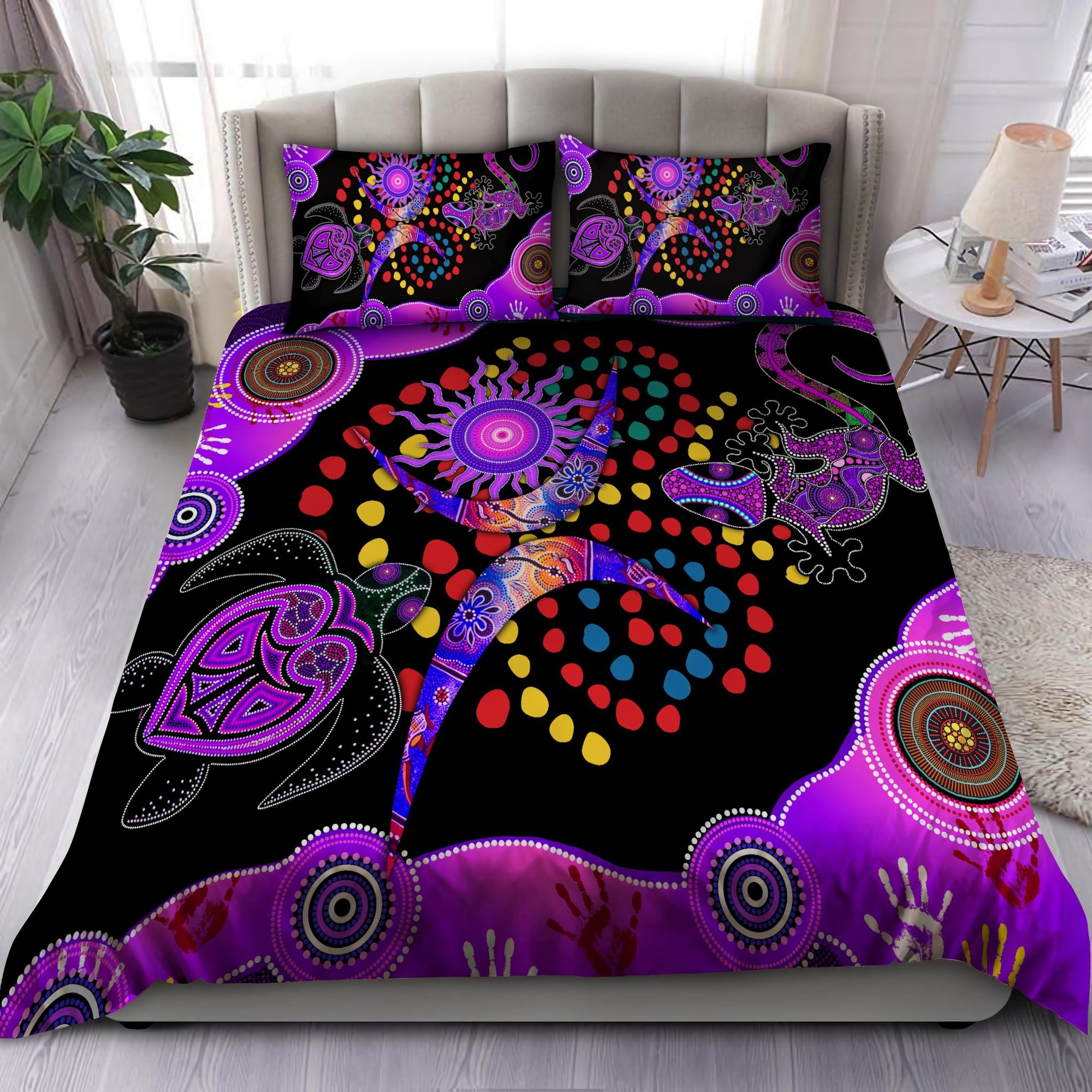 Purple-Turtle-Lizard-Bedding-Set-1