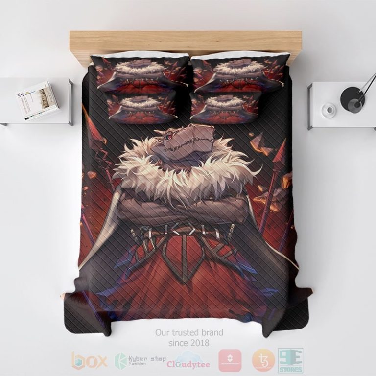Rak-Wraithraiser-The-Gator-Warrior-Tower-Of-God-Anime-Bedding-Set-2