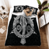 Raven And Spear Of Odin Viking Quilt Bedding Set