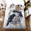 Raven Of Odin Hugin And Munin Viking Quilt Bedding Set