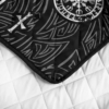 Raven Vegvisir Black Quilt Bedding Set