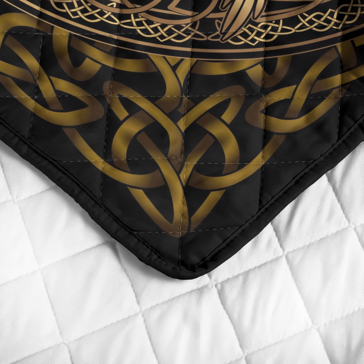 Raven Yggdrasil Viking Black Quilt Bedding Set Raven Yggdrasil Viking Black Quilt Bedding Set