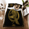 Ravens In Celtic Mythology And Runic Viking Quilt Bedding Set