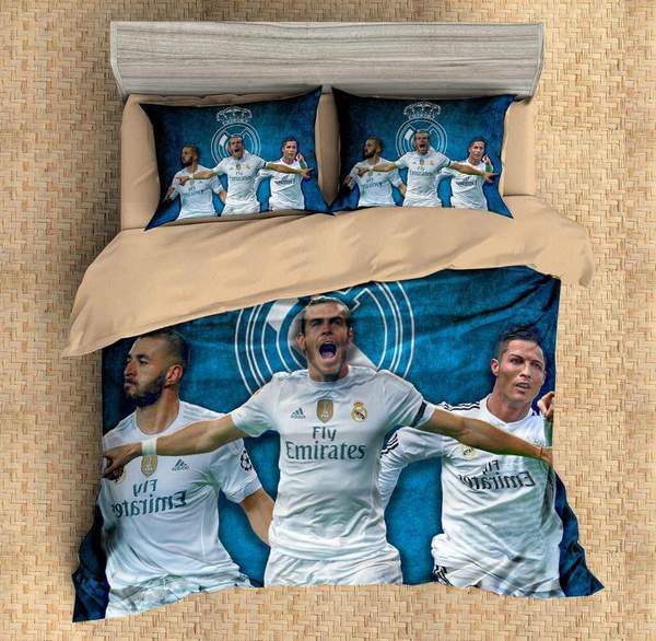 Real Madrid C F Duvet Cover and Pillowcase Set Bedding Set 499 Real Madrid C F Duvet Cover and Pillowcase Set Bedding Set 499