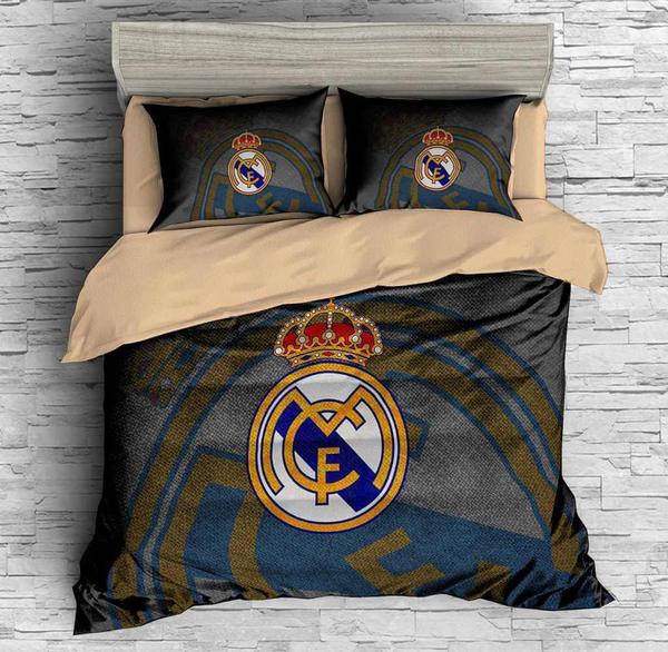 Real Madrid C F Duvet Cover and Pillowcase Set Bedding Set 500 Real Madrid C F Duvet Cover and Pillowcase Set Bedding Set 500
