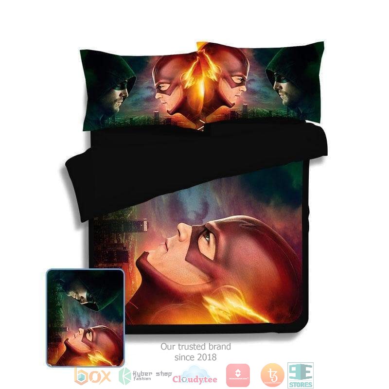 Red And Green The Flash Bedding Set Red And Green The Flash Bedding Set