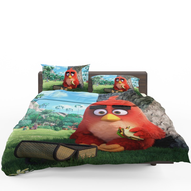 Red Angry Birds Movie Bedding Set Red Angry Birds Movie Bedding Set