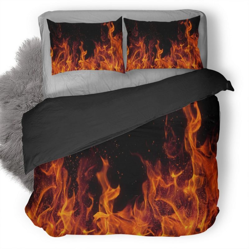 Red Fire Tb Duvet Cover and Pillowcase Set Bedding Set Red Fire Tb Duvet Cover and Pillowcase Set Bedding Set