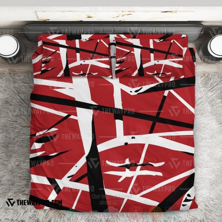 Red-Frankenstrat-Strings-Custom-Bedding-Set-1