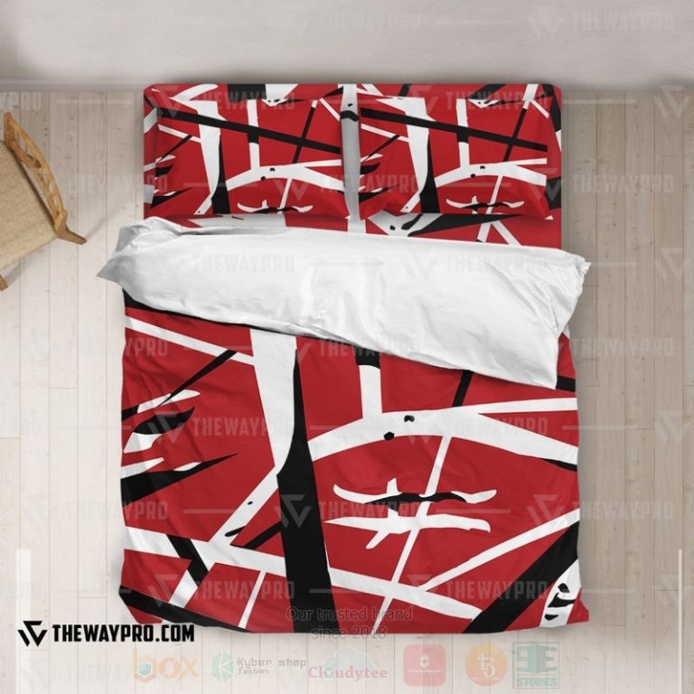 Red-Frankenstrat-Strings-Custom-Bedding-Set-2