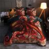 Red Octopus 3D Bedding Sets