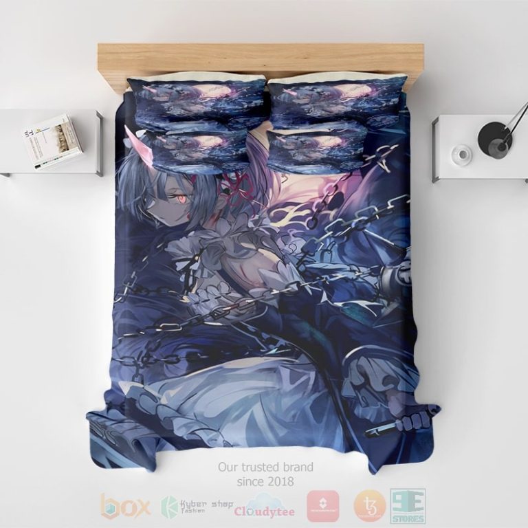 Rem-Demon-Horn-Chains-Fusion-Re-Zero-Bedding-Set-2