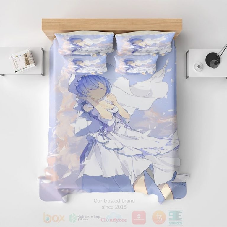 Rem-Re-Zero-Dream-Space-Anime-Girl-Brushed-Art-Bedding-Set-2