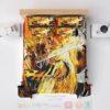Rengoku Kyojuro Flame Hashira Exquisite Microfiber Printed Demon Slayer Kimetsu No Yaiba Bedding Set