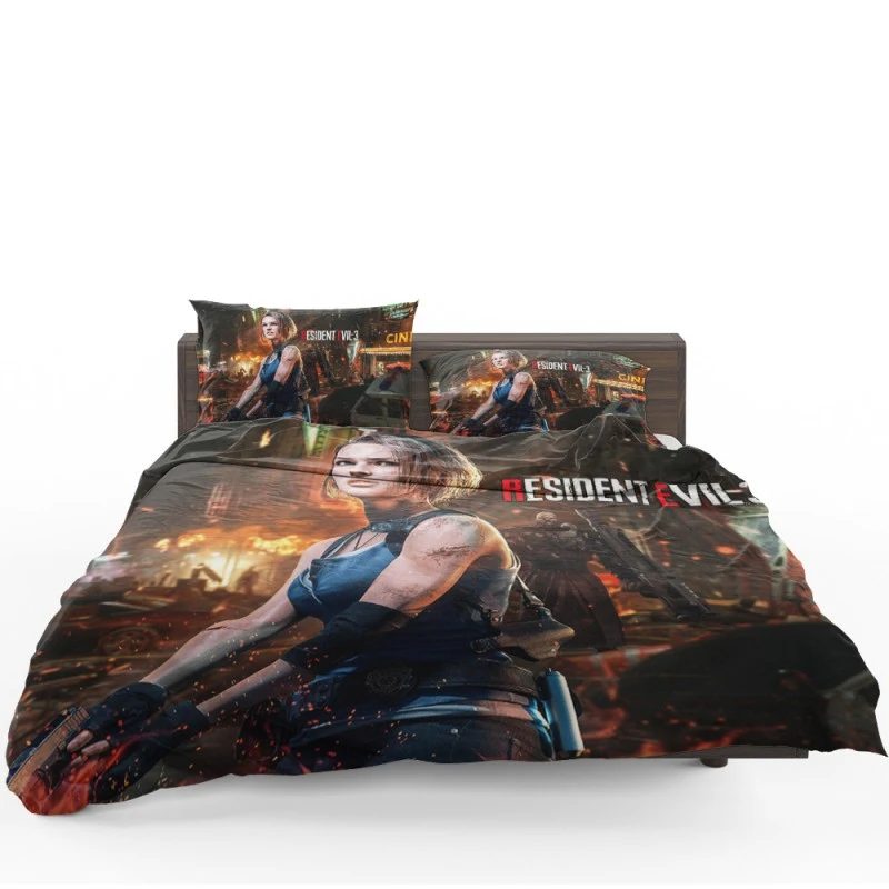 Resident Evil 3 Movie Jill Valentine Bedding Set Resident Evil 3 Movie Jill Valentine Bedding Set