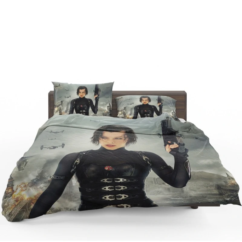 Resident Evil Retribution Movie Milla Jovovich Bedding Set Resident Evil Retribution Movie Milla Jovovich Bedding Set