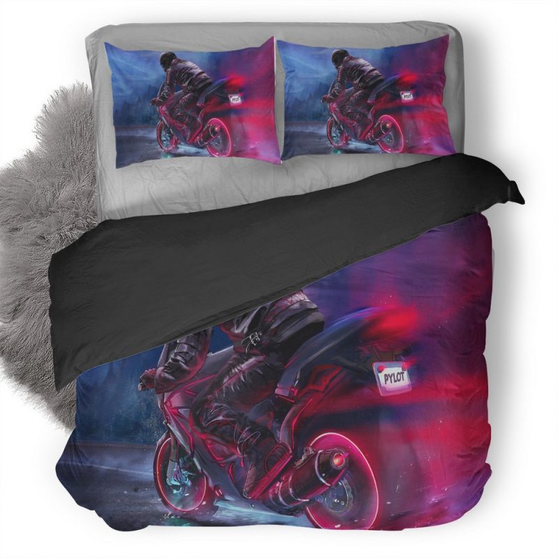 Retro Bike Rider Xy Duvet Cover and Pillowcase Set Bedding Set Retro Bike Rider Xy Duvet Cover and Pillowcase Set Bedding Set