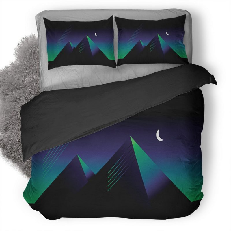 Retro Pyramid Lj Duvet Cover and Pillowcase Set Bedding Set Retro Pyramid Lj Duvet Cover and Pillowcase Set Bedding Set