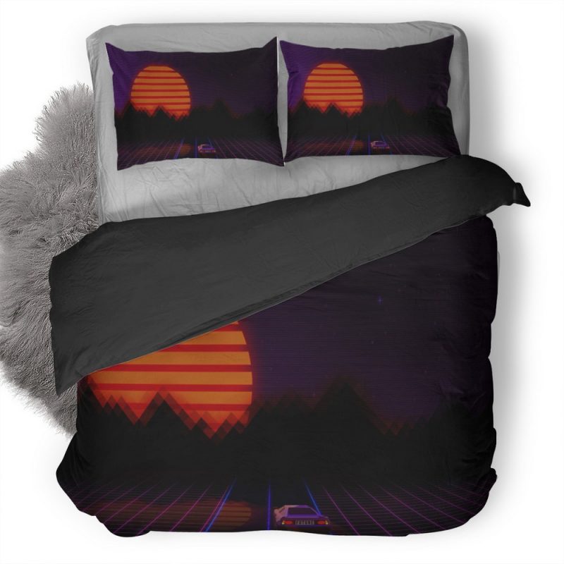 Retrowave City Artistic Car Artwork G5 Duvet Cover and Pillowcase Set Bedding Set Retrowave City Artistic Car Artwork G5 Duvet Cover and Pillowcase Set Bedding Set