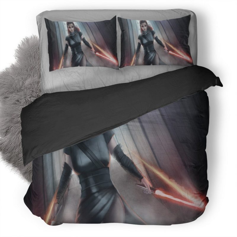 Rey Star Wars Warrior Artwork Xu Duvet Cover and Pillowcase Set Bedding Set Rey Star Wars Warrior Artwork Xu Duvet Cover and Pillowcase Set Bedding Set