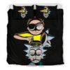 Rick And Morty Black Bedding Set