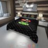 Rick And Morty Supreme Louis Vuitton Brand Black Pattern Quilt Bedding Set