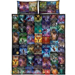 Rick Riordan Percy Jackson & Magnus Chase Quilt Bedding Set