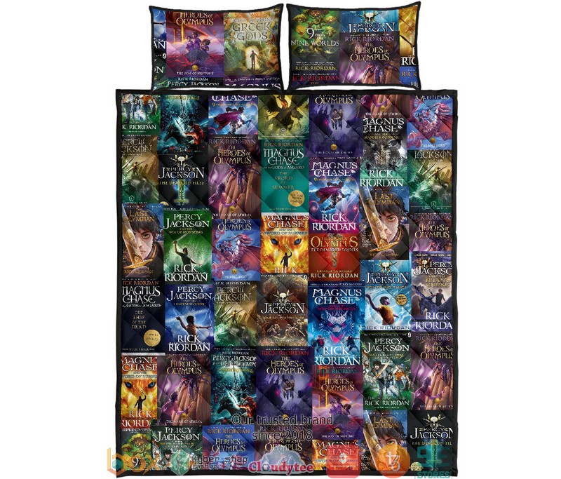 Rick Riordan Percy Jackson & Magnus Chase Quilt Bedding Set Rick Riordan Percy Jackson & Magnus Chase Quilt Bedding Set