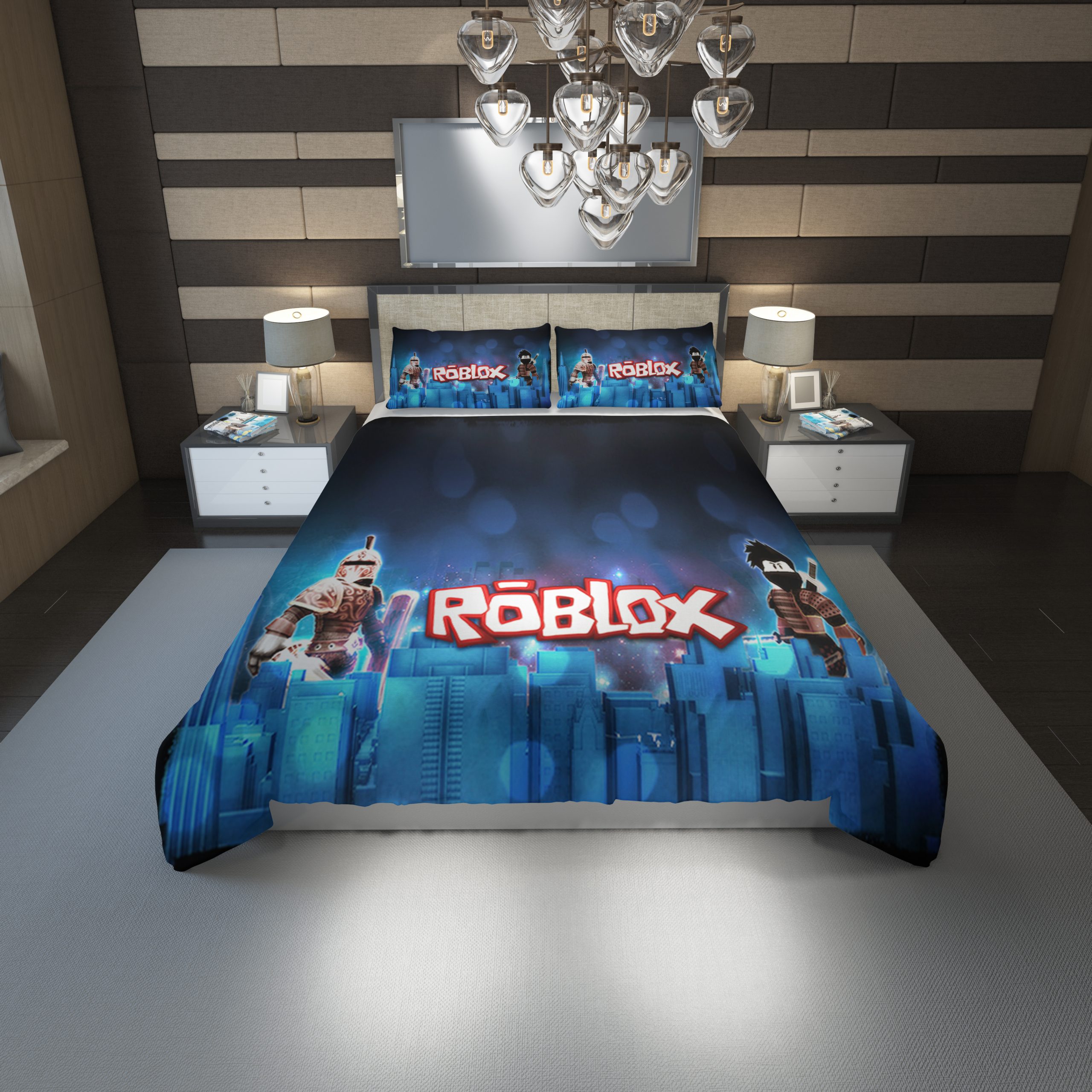Roblox Cool 34 Duvet Cover and Pillowcase Set Bedding Set Roblox Cool 34 Duvet Cover and Pillowcase Set Bedding Set
