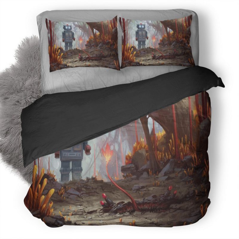 Robot In Nature 9Z Duvet Cover and Pillowcase Set Bedding Set Robot In Nature 9Z Duvet Cover and Pillowcase Set Bedding Set