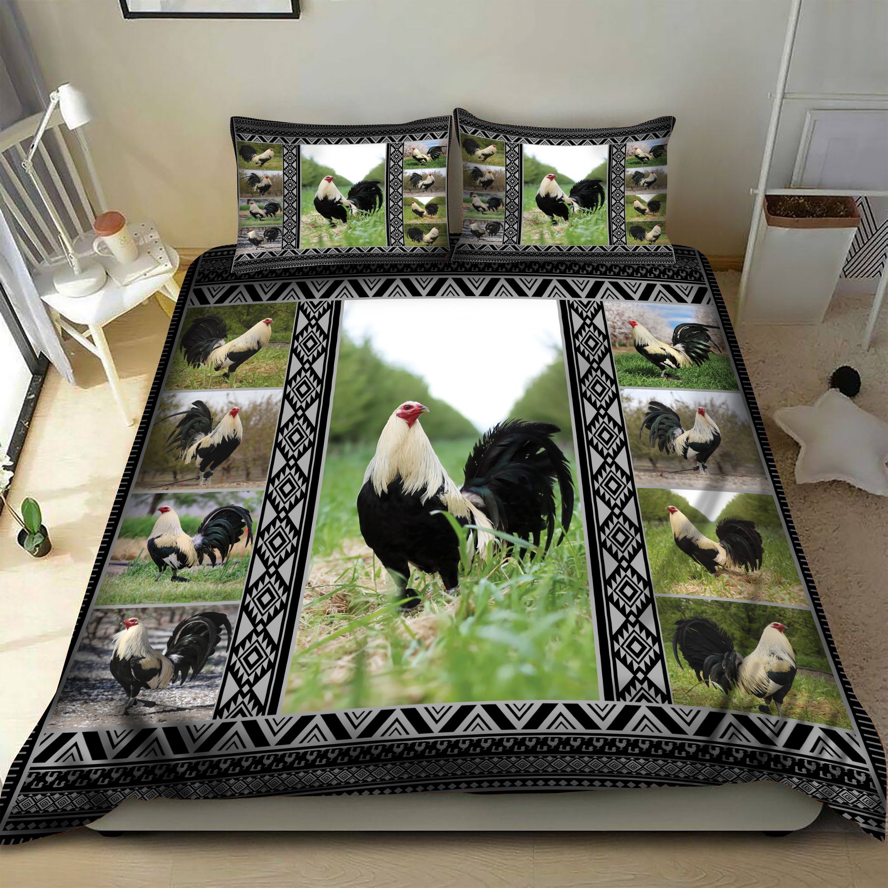 Rooster You And Me We Got This Bedding Set Rooster You And Me We Got This Bedding Set