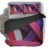 Rubber Band Duvet Cover and Pillowcase Set Bedding Set