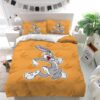 Running Bugs Bunny Duvet Cover and Pillowcase Set Bedding Set