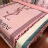 Saint Laurent Paris Pink Inspired Bedding Set