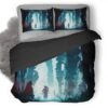 Samurai Digital Art T6 Duvet Cover and Pillowcase Set Bedding Set